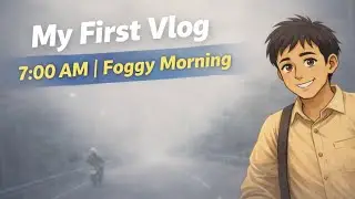 My First Vlog  From A Small City Of Uttar Pradesh India | 7 A.M. Morning 