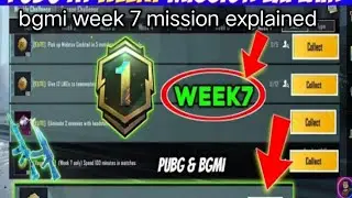 A1 WEEK 7 MISSION 🔥 PUBG WEEK 7 MISSION EXPLAIN 🔥A1 ROYAL PASS WEEK 7 MISSION 🔥 C4S12 RP MISSION