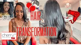 Hair Transformation at the Cherry Blow Dry Bar