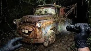 Restoring Completely Burned Tow Mater I Found Real  Tow Mater| FULL ASMR PROCESS