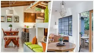 75 Mid-sized Mid-century Modern Dining Room Design Ideas You'll Love ⭐