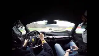 Ferrari LaFerrari & Porsche 918 At Spa-Francorchamps Wet