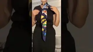 Come annodare una sciarpa in twill di seta | Stili eleganti e senza tempo