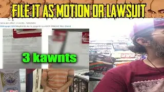 Once again, FILE mo as a MOTION or a LAWSUIT para matuloy yan DEBATE na yan.