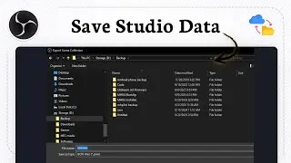 How to backup OBS Studio (Project Copy)