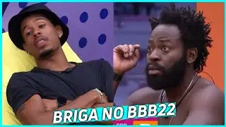 BBB 222: DOUGLAS SILVA E PAULO ANDR&Eacute; DISCUTEM POR CONCHA DE FEIJ&Atilde;O.