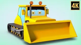 Bulldozer Formation & More Animated Vehicles Videos for Kids