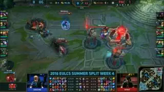 LoL Highlights FNC vs OG Game 2   LCS EU Summer 2016 23 06 2016   Fnatic vs Origen