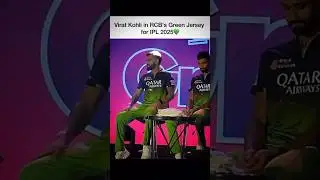 RCB GREEN JERSEY 💚 #ipl #cricket #rcb #gogreen #viratkohli #viral #shorts #trending #youtube #like