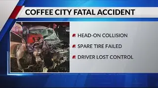 1 dead after head-on crash in Coffee City