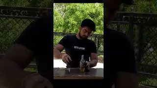 Sodium + Petrol⛽ + Water | Fire blast #science #experiment #chemistryclub #shorts