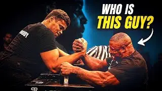 A Random Guy Entered Arm Wrestling…Then Beat Schoolboy
