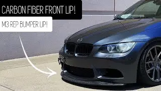 BMW E90 E92 GTS Style Front Bumper Lip | M3 Replica Front Bumper