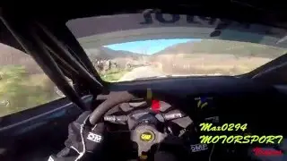 Driver's Eye onboard Cristian Garcia & Rebeca Liso I Rallysprint Cacabelos Mitsubishi Lancer Evo X R