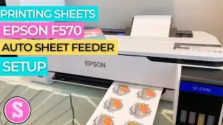 Сублимационный принтер Epson Surecolor F570: настройка автоподатчика листов