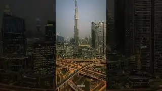 Dubai Roads #dubai #uae #beauty #roads #burjkhalifa #dubairoadview
