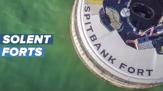 Solent Forts: Spitbank Fort and No Man&rsquo;s Fort (Drone) (4K)