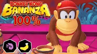 Donkey Kong Bananza - Racing Layer 100% (All Bananas, Fossils & Costumes)