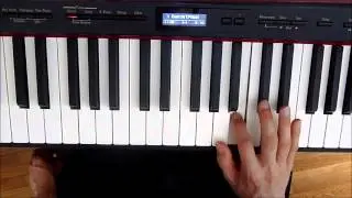 Leçon de piano : Gamme de Mi majeur