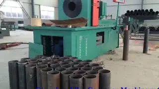 Automatic pipe cutting machine for making belt conveyor roller/conveyor roller production equipment