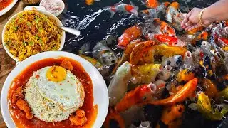 வண்ண மீன்களோடு சேர்ந்து வகை வகையாய் சாப்பிட ஒரு உணவகம் Sea Tales