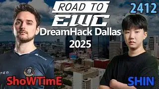 🇩🇪 ShoWTimE (P) vs 🇰🇷 SHIN (Z) - Dreamhack Dallas - StarCraft 2 - 2412