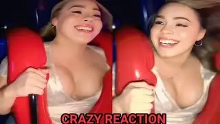 Slingshot Ride Girls Reaction | First Time 😱😂