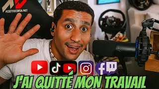 J'ai quitt&eacute; mon taf et je me suis mis &agrave; 100% sur les r&eacute;seaux ! Sim Racing (Twitch, YouTube, TikTok&hellip;)
