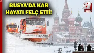Kar Hayatı Felç Etti! Moskova Son 146 Yılının En Sert Kış Geçiriyor | A Haber