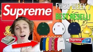 BEST WEEK?! Supreme FW20 WEEK 7 BEST RESELL ITEMS DROPLIST! (Box Logo, Fall Tees, Etc.)