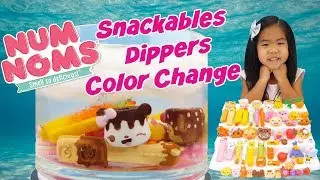 Num Noms Dippers, Part 3: COLOR CHANGE | All Ultra Rare & Rare Color Changing Snackables Toys