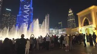Dubai Fountain Show | Burj Khalifa Lake | Downtown Dubai | sky