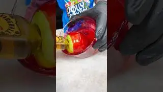 Jolly rancher red hot candy apple #apple #candy #fireball
