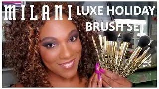 НОВЫЙ!!! ОБЗОР НАБОРА КИСТЕЙ MILANI LUXE