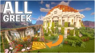Greek Minecraft Bee House | Minecraft Greek Build in Minecraft Survival on Avomancia (5)