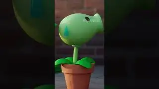 Peashooter Power 🌱  #plantsvszombies #pvz #animation #pvz2 #3danimation #cartoon