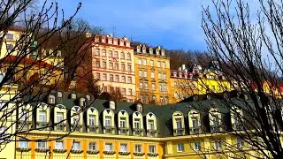 Karlovy Vary, Czech Republic. Walking Tour.