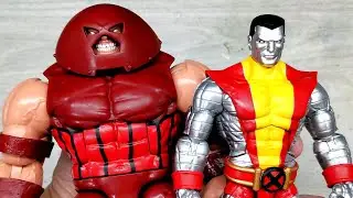 Marvel Legends Juggernaut and Colossus 80th anniversary action figure Unboxing and review