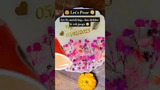 🥹❤️Making Luxury Handmade Resin Engagement Ring Platter&mdash; Full Process🤌✨ #resin #handmade #shorts