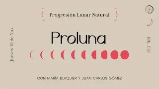 Técnica de Proluna con María Blaquier y Juan Carlos Gómez