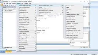 Descriptive statistical analysis in STATA