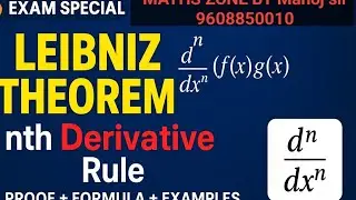 Leibnitz Theorem in Differential Calculus| Statement & Proof with Examples #mathszone #bscmaths #vbu