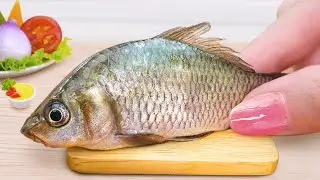 Satisfying Miniature Egg Fishing and Cooking Delicious Catfish Curry - Mini Yummy Cooking