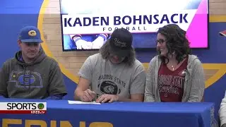 KNEB.tv Sports- Gering's Kaden Bohnsack Signs to Play Football at Chadron State College
