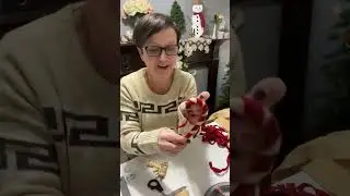 DIY Primitive Candy Cane