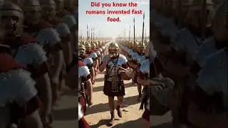SHOCKING FAST FOOD🔥#didyouknow #fastfood #romans #romanempire #facts #food #men #viral.