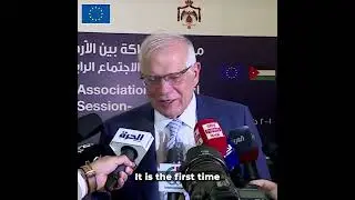 HR/VP Doorstep | EU-Jordan Association Council in Amman, Jordan | 02/06/2022 (1/2)