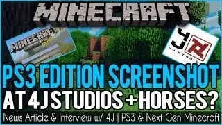 Minecraft PS3 Edition Screenshot | News From Inside 4J Studios & Horses?