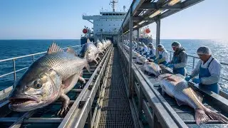 Inside the Modern Anglerfish Factory: Massive Deep Sea Catch & High-Tech Food Processing Line