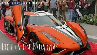 Exotics on Broadway in Monterey Car Week | WhatsUpMonterey.com